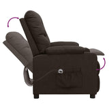 Fauteuil Marron foncé Tissu