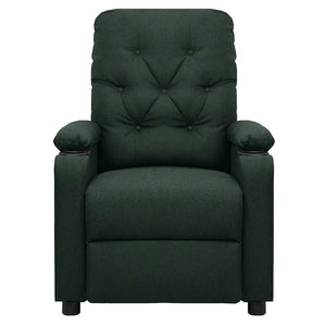 Fauteuil Vert foncé Tissu
