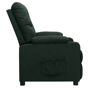 Fauteuil Vert foncé Tissu