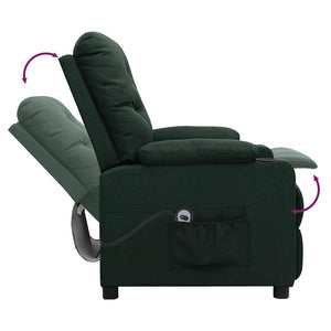 Fauteuil Vert foncé Tissu