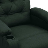 Fauteuil Vert foncé Tissu