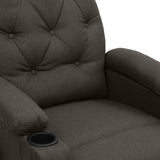 Fauteuil de massage Taupe Tissu