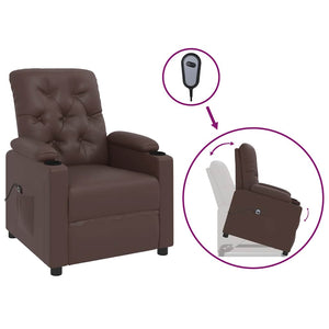 Fauteuil Marron Similicuir