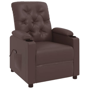 Fauteuil Marron Similicuir
