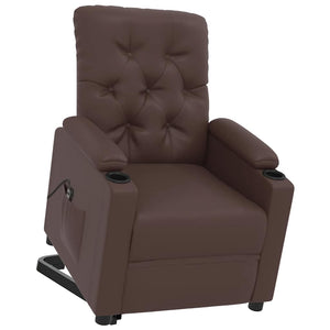 Fauteuil Marron Similicuir
