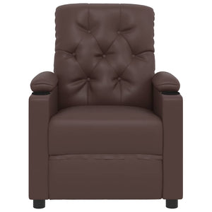 Fauteuil Marron Similicuir