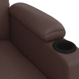 Fauteuil Marron Similicuir