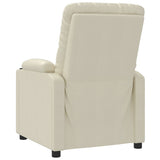 Fauteuil Crème Similicuir