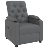 Fauteuil Gris Similicuir