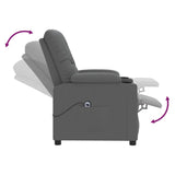 Fauteuil Gris Similicuir