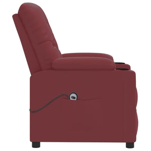 Fauteuil Rouge bordeaux Similicuir