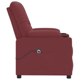 Fauteuil Rouge bordeaux Similicuir