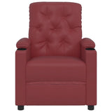 Fauteuil de massage Rouge bordeaux Similicuir