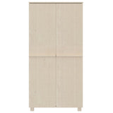 Garde-robe HAMAR Marron miel 89x50x180 cm Bois massif de pin