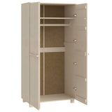 Garde-robe HAMAR Marron miel 89x50x180 cm Bois massif de pin