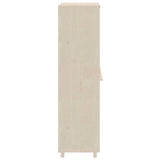 Garde-robe HAMAR Marron miel 89x50x180 cm Bois massif de pin