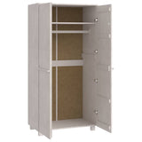 Garde-robe HAMAR Blanc 89x50x180 cm Bois massif de pin