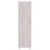 Garde-robe HAMAR Blanc 89x50x180 cm Bois massif de pin