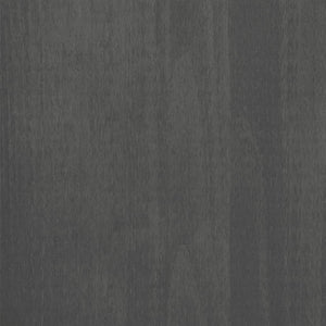 Garde-robe HAMAR Gris foncé 89x50x180 cm Bois massif de pin