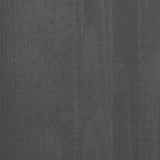 Garde-robe HAMAR Gris foncé 89x50x180 cm Bois massif de pin