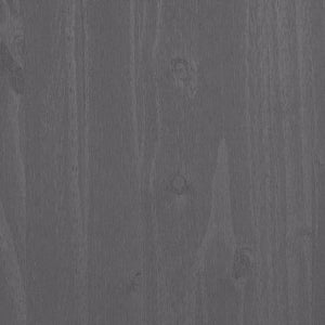 Garde-robe HAMAR Gris clair 89x50x180 cm Bois massif de pin