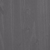 Garde-robe HAMAR Gris clair 89x50x180 cm Bois massif de pin