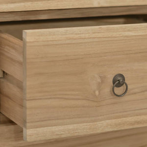 Commode 55x30x90 cm Bois massif de teck