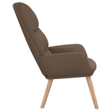 Chaise de relaxation Taupe Tissu