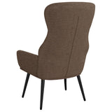 Chaise de relaxation Taupe Tissu