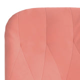 Chaise de relaxation Rose Velours