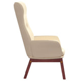 Chaise de relaxation Crème Tissu