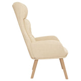 Chaise de relaxation Crème Tissu
