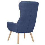 Chaise de relaxation Bleu Tissu