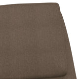 Chaise de relaxation Taupe Tissu