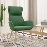 Chaise de relaxation Vert clair Velours
