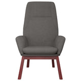 Chaise de relaxation Gris clair Tissu