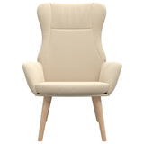 Chaise de relaxation Crème Tissu