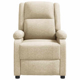 Fauteuil de massage Crème Tissu