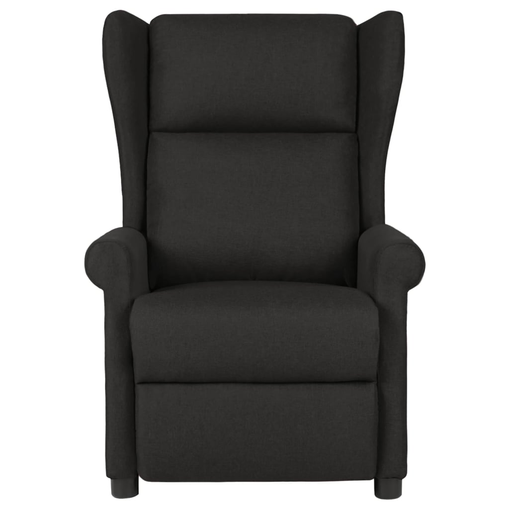 Fauteuil inclinable Noir Tissu