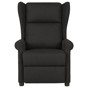 Fauteuil inclinable Noir Tissu