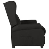 Fauteuil inclinable Noir Tissu