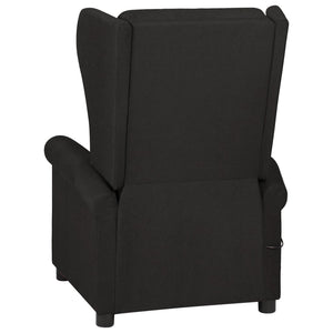 Fauteuil inclinable Noir Tissu