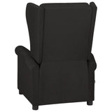 Fauteuil inclinable Noir Tissu