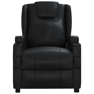Fauteuil inclinable Noir Similicuir