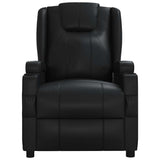 Fauteuil inclinable Noir Similicuir