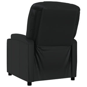 Fauteuil inclinable Noir Similicuir