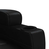 Fauteuil inclinable Noir Similicuir