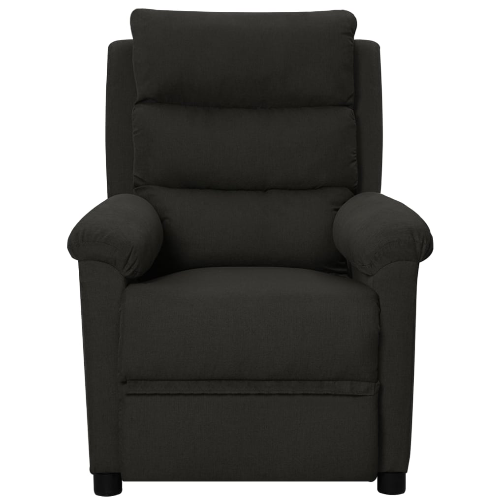 Fauteuil inclinable Noir Tissu