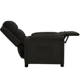 Fauteuil inclinable Noir Tissu