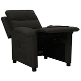 Fauteuil inclinable Noir Tissu